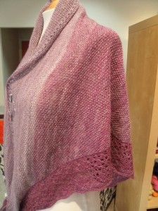 Bam Huey handspun shawl