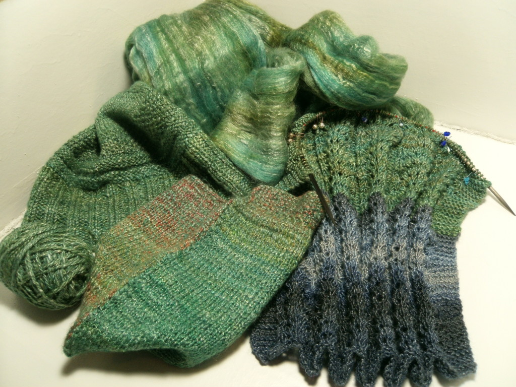 Knit samples of Chloroplast Blast!