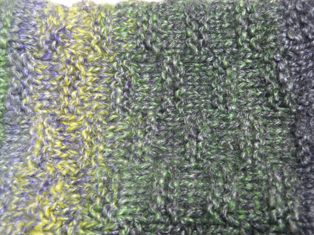 The Green Comet in 4 ply Cable.